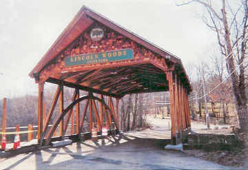 Lincoln Woods State Park, RI. Photo by Monty Desjardins, October 2005